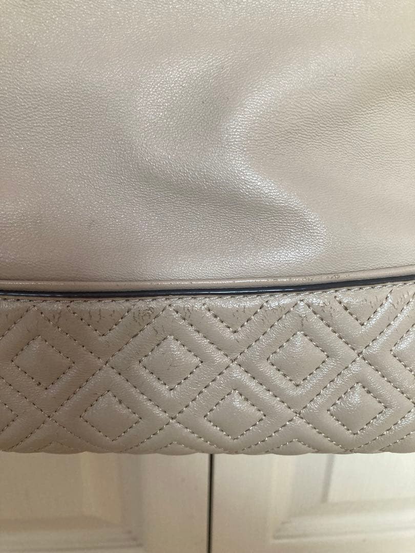 Tory Burch Chain Tote Bag Shoulder Bag Leather Beige Women's From Japan thumbnail 23