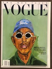 VOGUE MAGAZINE THE MET ISSUE 2025 PHARRELL WILLIAMS music GQ fashion life time