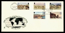 DR WHO 1980 GB ISLE OF MAN FDC GEOGRAPHICAL SOCIETY ANIV COMBO M66703