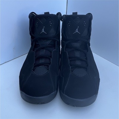 Jordan True Flight Men's High Top Lace Up Basketball Sneakers Black 342964-013