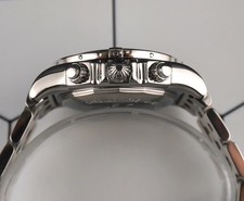 Breitling 44mm Chronomat Stainless Steel Black Dial Mens Watch AB011012 7