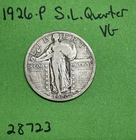 1926-P Standing Liberty Quarter 25c Vg Very Good US Coin