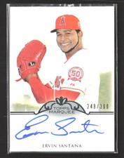 2011 Topps Marquee Monumental Markings Ervin Santana #MM-ESA 248/300 Auto