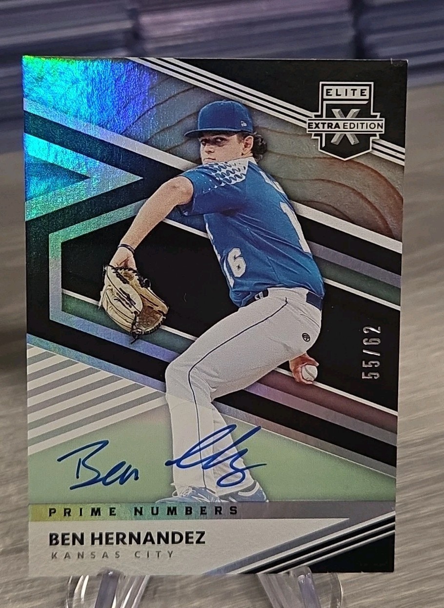 Ben Hernandez 2020 Elite Extra Edition Prime Numbers B Autograph /62 #41