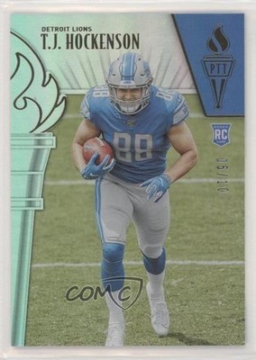 2019 Panini Passing the Torch Gold 5/10 TJ Hockenson #65 Rookie RC 4l6