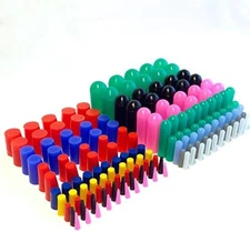 High Temp Silicone Rubber Plug and Cap Set 160 Pcs