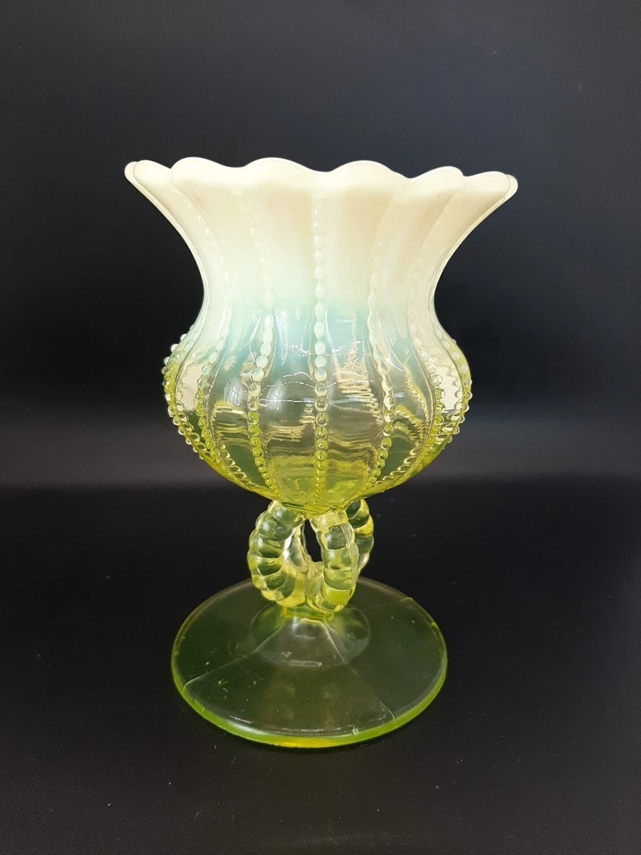 Glass Yellow Collectible Vases for sale | eBay