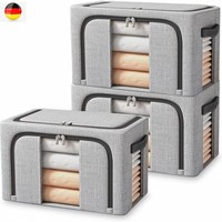 3 StüCk Faltbare Aufbewahrungsbox, 24L Schrank Organizer FüR K
