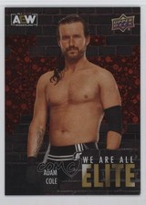 2023 Upper Deck AEW All Elite Wrestling We Are Red 28/50 Adam Cole #AE-13 0v41