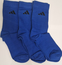 Image of Adidas 3 Pairs Socks Crew mix White Logo size 4.5 6.6-6-8--8-10 Limited (BOX R)
