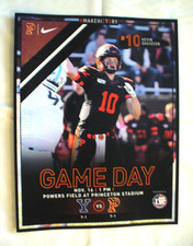 NCAA - Princeton University Tigers Football GameDay Roster 11/16/19 - EXCELLENT