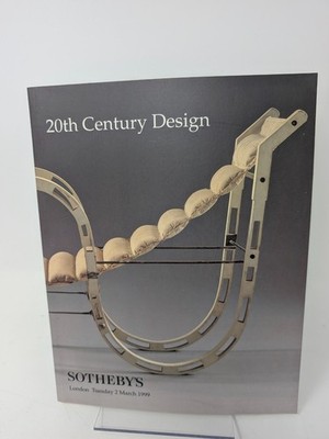 Sotheby's  20TH CENTURY DESIGN auction catalog 1999 LO9302