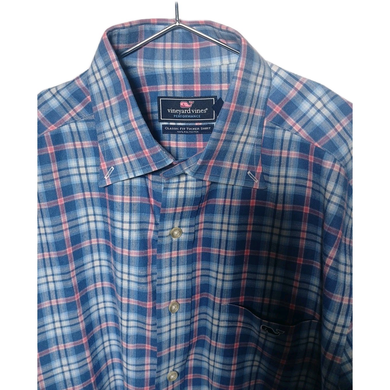 Vineyard Vines Performance Button Down Shirt Blue… - image 3