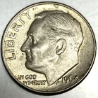 1964-D Roosevelt Dime - Circulated Condition - 90% Silver - US Coin - 3638