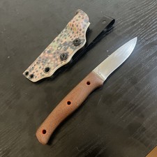 AA Forge Sparrow Knife AEBL Custom Sheath