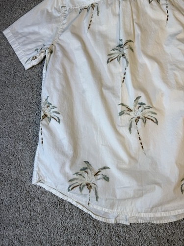 Pacsun Men's Palm Tree Pattern Casual Short Sleeve Button Up Shirt Size Large - Picture 11 of 12