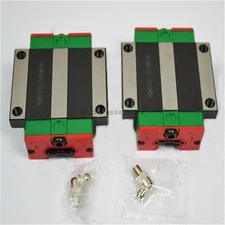 2Pcs Hiwin Linear Carriage Flange Blocks HGW20CC ( Match With HGR20 Rails) nh
