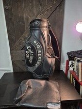 Vintage Callaway Big Bertha Staff Cart Bag, No Rips All Zippers Work read 