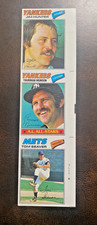 1977 Topps Uncut Sheet Seaver, Munson, Hunter