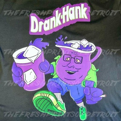 Drank Hank Too Much Cough Syrup Graphic T-Shirt