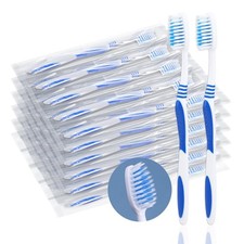 200 Prepasted Disposable Toothbrushes Individually Wrapped Pre Pasted Toothbr...