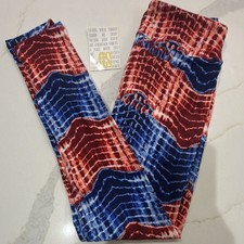 LuLaRoe Womens Americana OS One Size Leggings...