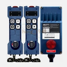 4 Keys Wireless Crane Radio Lift Industrial Remote Control Transmitter &Receiver