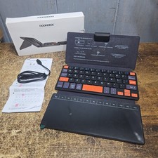 Doohoeek Travel Keyboard with Touchpad, Universal Compact Keyboard with Large Tr