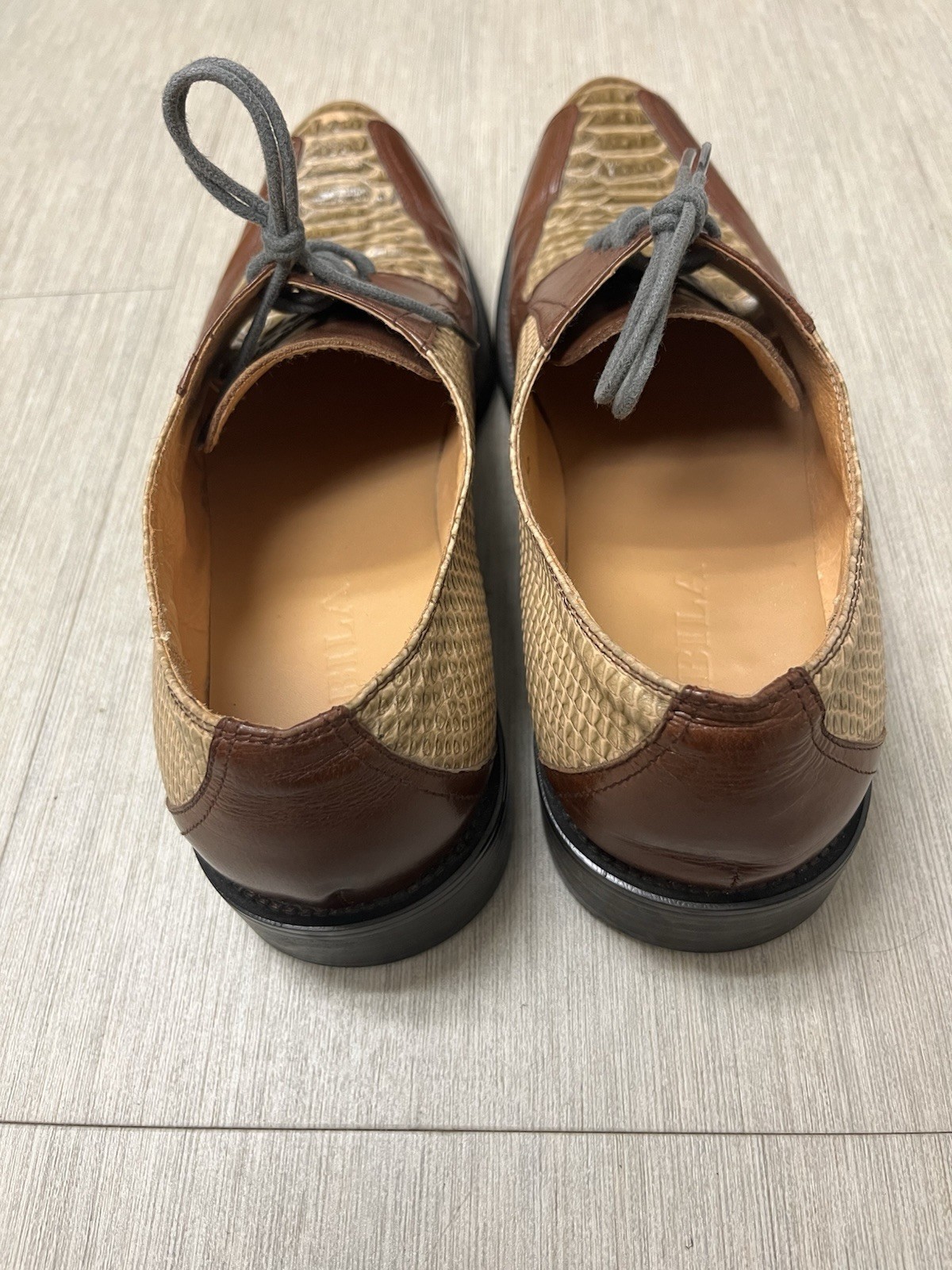 Authentic Python Snake Leather Men’s Oxford Dress… - image 10