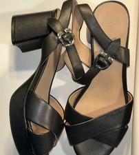 Aerosoles Costar Block Heel Platform Black 7M