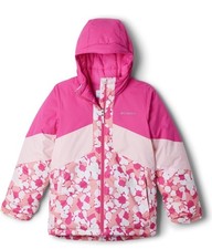 Columbia Girl's Horizon Ride Hooded Coat Kids 18/20 Sz Xl Pink NWT