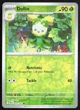 Pokemon Destined Rivals SV10 DOLLIV Reverse Holo 022/182 A05