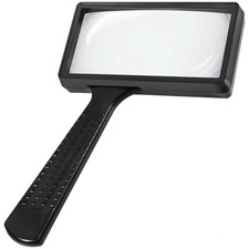 5X Magnifying Glass Large Handheld Reading Magnifier with Scratch Resistant G...