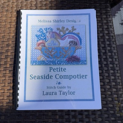 Melissa Shirley Needlepoint Stitch Guide PetiteSeaside Compotier By Laura Taylor
