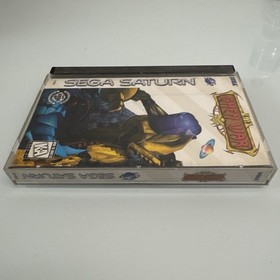 Ghen War (Sega Saturn 1995) CIB w/ reg card, broken case, clean disc, tested