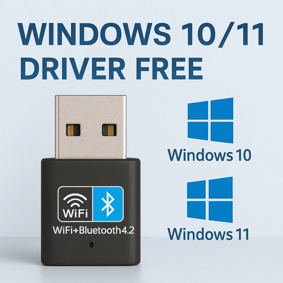 WiFi 150mbps + Bluetooth USB Adapter, 2.4G, Bluetooth 4.2 for PC - Image 3 of 3