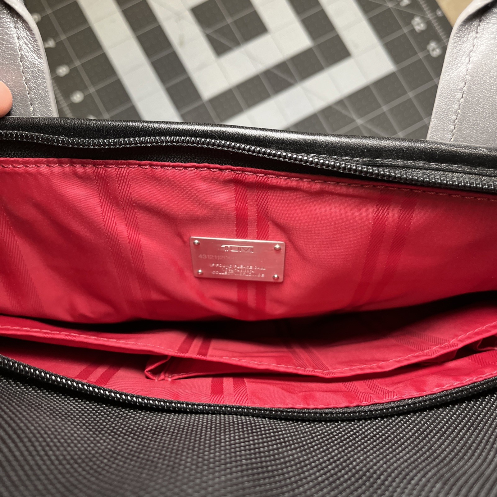 USED Tumi Briefcase Elements Collection Nylon Lea… - image 5