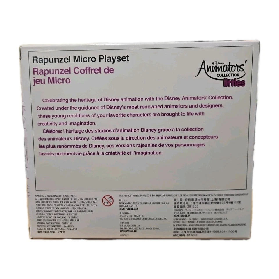 Disney Animators’ Tangle Littles Rapunzel Micro Playset - Image 2 of 3