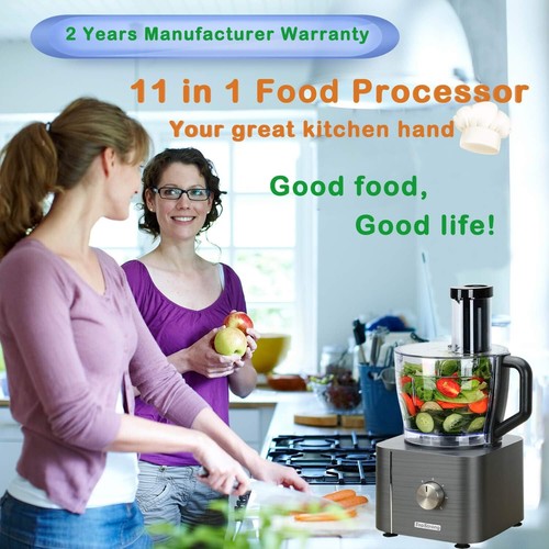 Food Processor, TopStrong 11-in-1 food processor and blender with Chopping Blend - Picture 7 of 9
