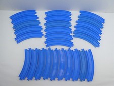 Thomas Friends Trackmaster TOMY Lot of 26 Blue Curved Train Track Pieces