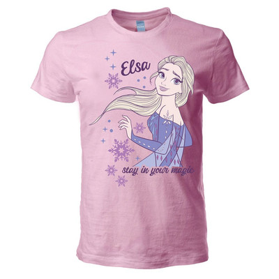 Maglia Principesse Elsa Frozen Inspired T-shirt Donna Bimba Cotone 100