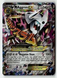M Aggron EX 94/160 XY - Primal Clash Full Art Holo Ultra Rare
