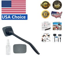 Windshield Cleaning Tool Kit Car Window Glass Wiper Cleaner Brush Pad Extendable