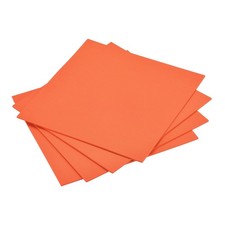 4 Pack 9.84 x 9.84" 3mm Thickness EVA Foam Sheets for Arts Orange