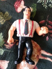 Irwin R Schyster IRS I.R.S  WWF Habro Wrestling Action Figure 1990s Vintage