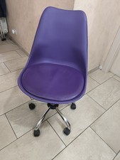 sedia girevole Moretti Compact In Ottimo Stato Colore Viola