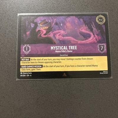 Mystical Tree - Mama Odie's Home - 69/204 - Rare - Cold Foil Lorcana Azurite 
