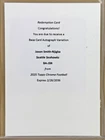 2025 Topps Chrome Jaxon Smith-Njigba Chrome Autographs (RAW)