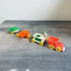 Vintage Fisher Price Little People Nursery Vehicle Lot Plane Train Bike