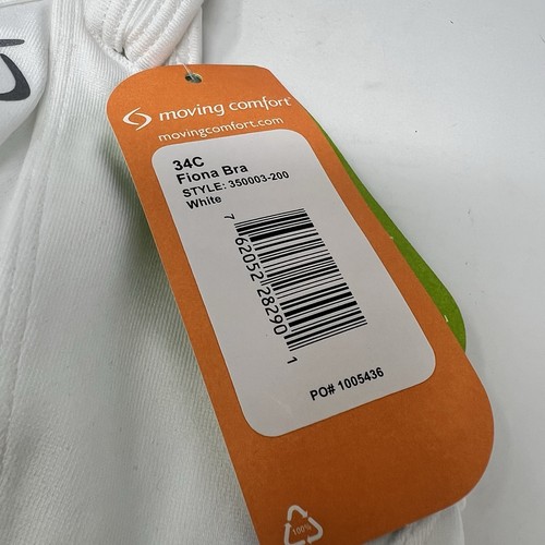 Moving Comfort Fiona High Impact Bra in White size 34C NWT - Picture 3 of 8